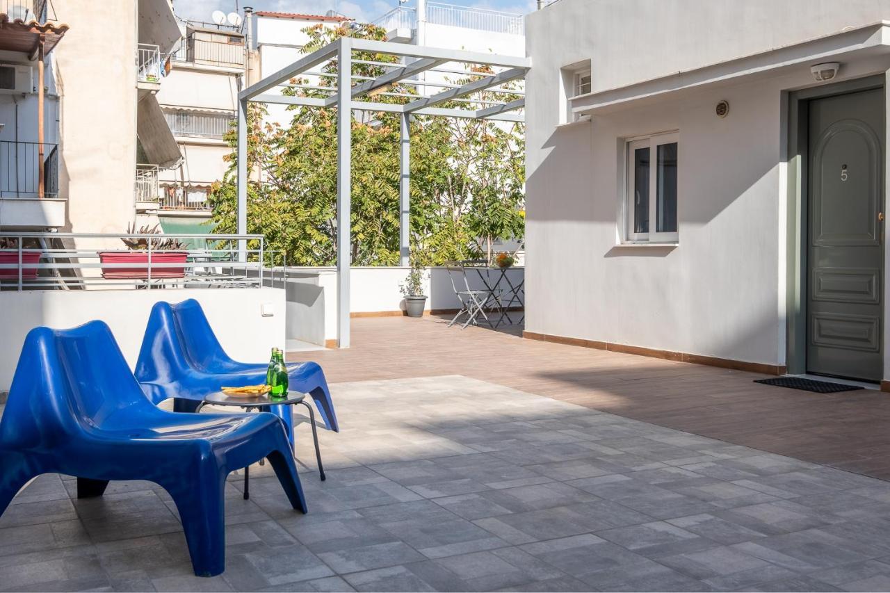 Central5 Boutique Apartments With Common Garden Next To Metro Athen Exterior foto