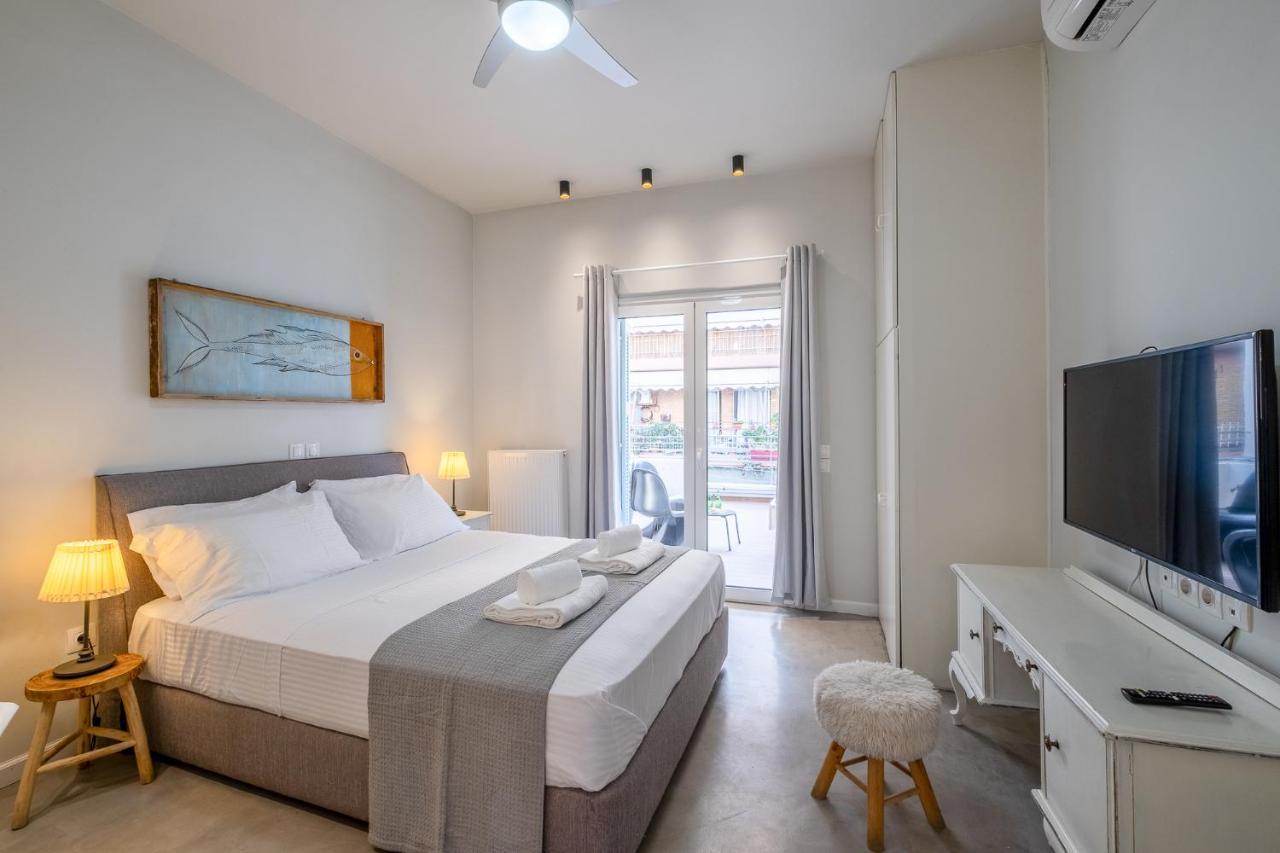 Central5 Boutique Apartments With Common Garden Next To Metro Athen Exterior foto